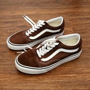 Brown Vans, Women's 7.5/ Men's 6